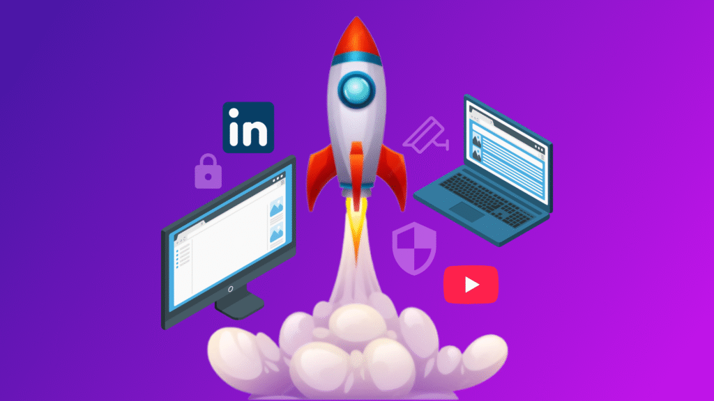 LinkedIn & YouTube are key aspects of a strong Cybersecurity Content Marketing plan. These two help you build a strong brand presence.